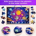 thumbnail image 4 of Rompecabezas magnéticos de madera SYNARRY Large USA World Solar System, 4 of 7
