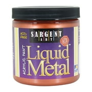Sargent Art Liquid Metals Acrylic Paint, 8 oz., Copper