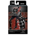 thumbnail image 2 of CSX Calf Sleeves, 15-20 mmHg Compression, Silver on Black, Medium, 2 of 3