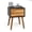 Black, variant on Chateauy Retro Wooden End Table with 2 Drawers for Storage β Compact Side Table for Small Spaces, Multipurpose for Bedside, Entryway, or Sofa Side