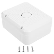 Security Camera Mount Equipment Waterproof Box with Cover Junction Box Plastic White 12.00X11.00X5.00CM