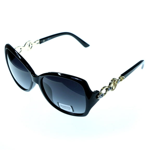 Mi Amore UV protection Shatter Resistant Poly carbonate Goggle-Sunglasses Black Frame & Black Lens