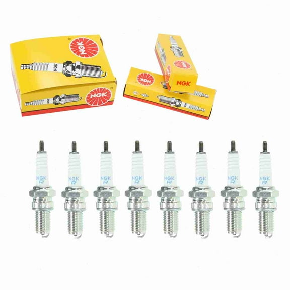 8 pc NGK Standard Spark Plugs compatible with Ferrari Mondial 3.2 3.2L V8 1986-1988