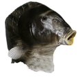 thumbnail image 4 of Black Fish Mask Latex Animal Head Mask Gray Fish Costume Headwear Masquerade Party Adult, 4 of 4
