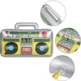 thumbnail image 3 of Fridja 2 Pieces Inflatable Radio Boombox Inflatable Mobile Phone Props for 80s 90s Party Decorations Hip Hop Theme Birthdays Party Supplies, 3 of 9