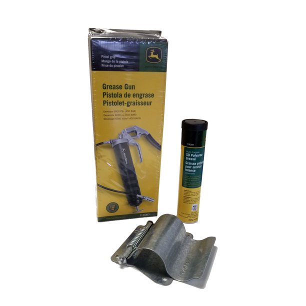 John Deere Pistol Grip Grease Gun & MultiPurpose SD Polyurea Grease