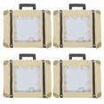thumbnail image 1 of 4pcs Suitcase Designed Photo Frame Retro Picture Frame Family Photo Holder Display Gift Picture Holder, 1 of 8