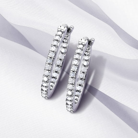 Everly Women's Diamond Sterling Silver Earrings