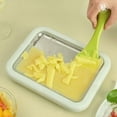 thumbnail image 2 of At-Home Rolled Ice Cream Maker Kit, Instant Freeze Plate with 2 Scrapers, DIY Homemade Ice Cream tray, Yogurt, Sorbet, Fun Family Activity for Kids, Food-Grade Stainless Steel(Green), 2 of 11