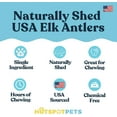 thumbnail image 2 of HotSpot Pets Premium Split Elk Antlers for Dogs - 7 Inch Large Rawhide Chews (2 Pack) - Made in USA, 2 of 9