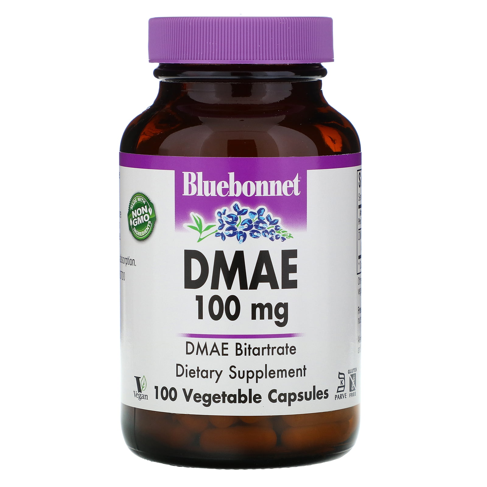 Nutrition DMAE, 100 mg, 100 Vegetable Capsules