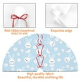 thumbnail image 4 of Sikiie Cute Bunny 30-48 inches {designName} Print Christmas Tree Skirt Snowman Xmas Tree Skirt with Edge Christmas Decorations for Holiday Party30", 4 of 7
