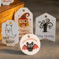 thumbnail image 5 of Halloween Tags with String - 50Pcs 10 Kinds Halloween Paper Gift Tags for Goodie Bag Happy Halloween Pumpkin Cat Bat Spider Label Tag A Little Treat Sweet Tag for Trick or Treat Party Favor Supply, 5 of 7