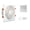 B-Lead remote control, variant on Recessed Ceiling Ventilation Fan 30 cm Square Panel with Remote Handset for Household Kitchen Air Exchange Use