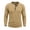 01 Khaki, variant on Henley Shirt for Men Long Sleeve Solid Color Loungewear Sleep Pajama Top Casual Fall Pullover Dad Gifts