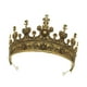 thumbnail image 2 of Tocado de corona de rey para hombre, tocado para bandas, fiestas temáticas, Halloween y Oro oscuro, 2 of 7