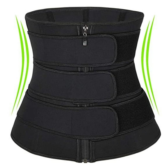 Lilvigor Neoprene Sauna Waist Trainer Corset Sweat Belt for Women Weight Loss Compression Trimmer Workout Fitness Body Shaper