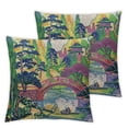 thumbnail image 2 of Nawypu Colorful Chinoiserie Pillow Covers  Set of 2,Blue and White Pillow Covers Outdoor Decorative  Pillow Covers for Couch Bed Sofa Cushion Farmhouse Pillowcases, 2 of 6