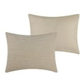 thumbnail image 3 of Greenland Home Fashions Velvet Crush Khaki Textured Plush Quilted Chenille Pillow Sham, All Ages, Standard, 3 of 6