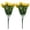 Yellow, variant on erdimoy 2-Pack Artificial Tulip Stems, 14" Fake Flower Bouquets for Home & Garden Decor