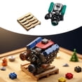 thumbnail image 5 of MERIGLARE 1:64 Scale Car Garage Model Accessory Toy for Repair Shop Architectural Kids green, 5 of 7