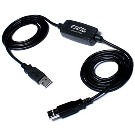 Easy Computer Sync Plugable Windows Transfer Cable for Windows 10, 8.1, 8, 7, Vista, XP. Includes Bravura Easy Computer Sync Software ()