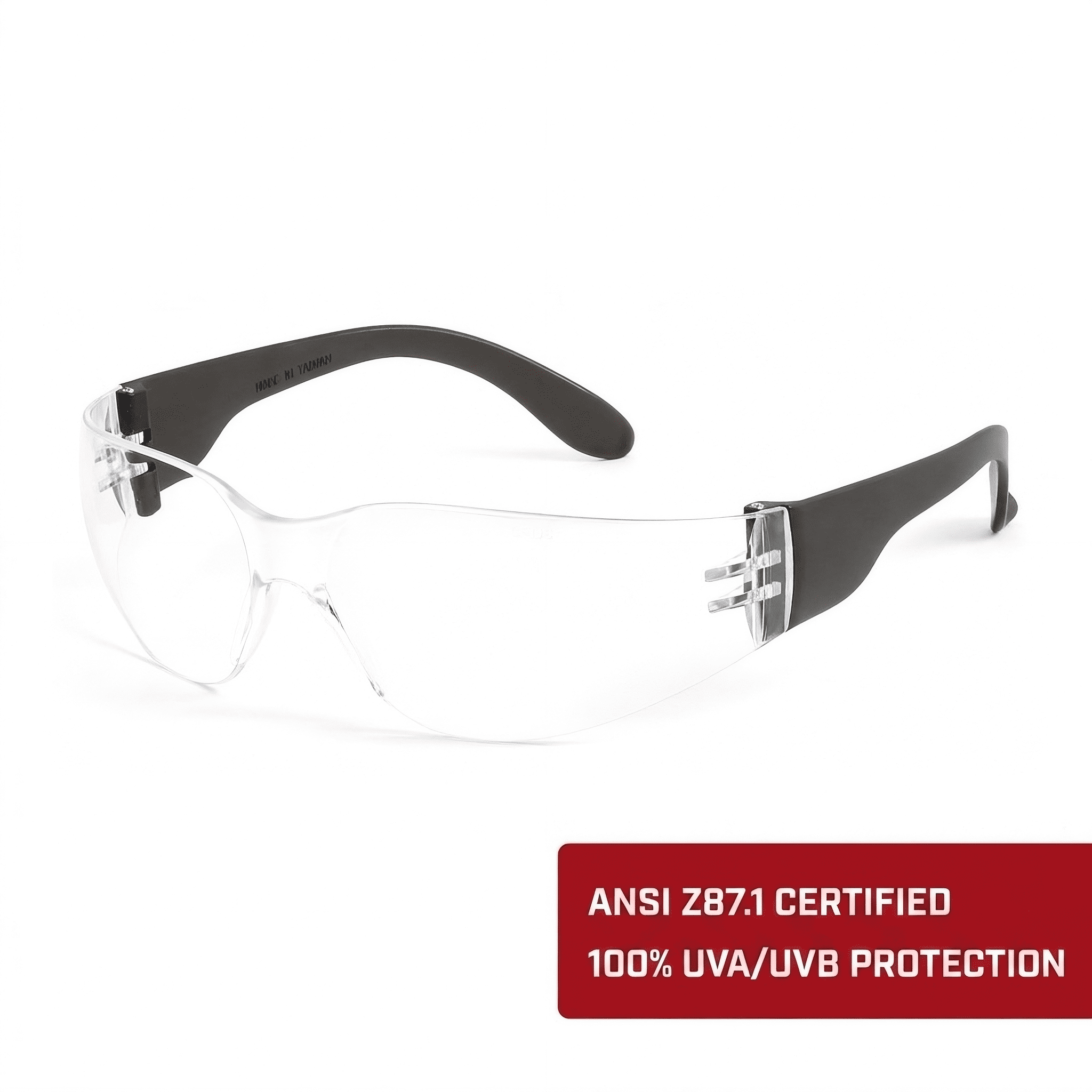 Hyper Tough Safety Glasses 3-Pack Unisex with Z87.1 Polycarbonate