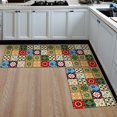 thumbnail image 4 of Cocina de estilo nacional bohemio almohadilla de puerta turca almohadilla de pies alfombra de cocina dos juegos (40 * 60 + 40 * 120) cm, 4 of 4