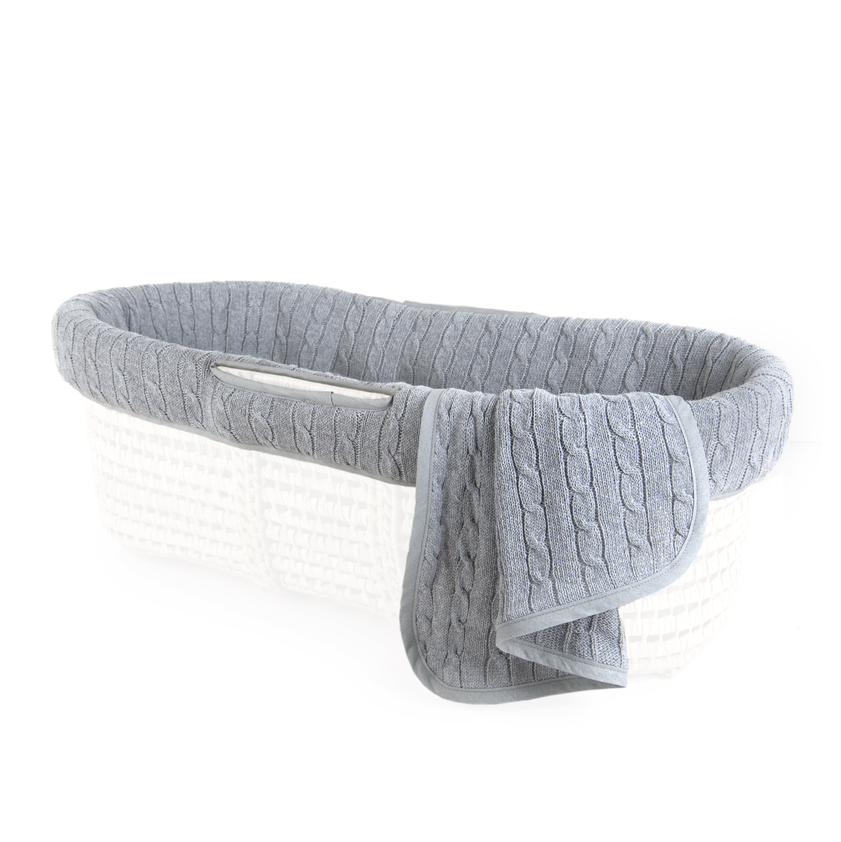 gray moses basket
