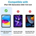 thumbnail image 2 of ProCase for iPad 10th Generation 10.9 2022 Privacy Screen Protector A2696/A2757/A2777, Anti-Spy Tempered Glass Film Guard for iPad 10.9" 10th 2023, 2 of 7