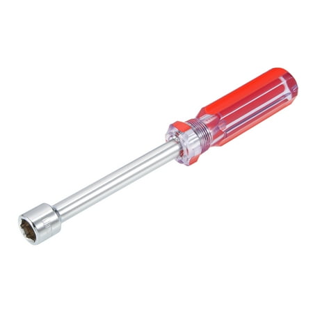 Tasharina Non-Magnetic 11mm Nut Driver Red Coded Handle with 3.7 Inch