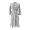 thumbnail image 5 of LEKWK 2-Piece Muslim Abaya Set for Girls Long Sleeve Layered Ruffle Dress Matching Headscarf Islamic Prayer Clothes Modest Maxi Robe Holiday, 5 of 8