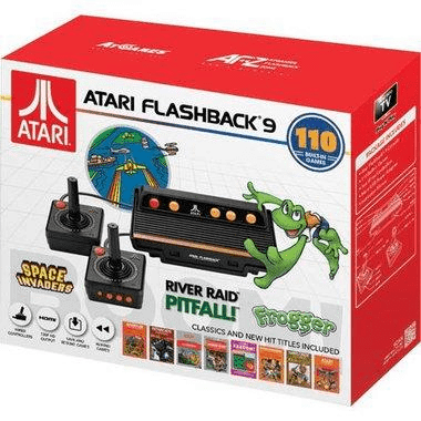 Atari Flashback 9, HDMI Game Consoles, 110 Games, Wired Joystick Controllers, (Best Retro Handheld Console)