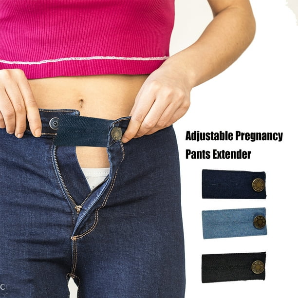 Belly Band Maternity Pants Extender Pant Button Extenders