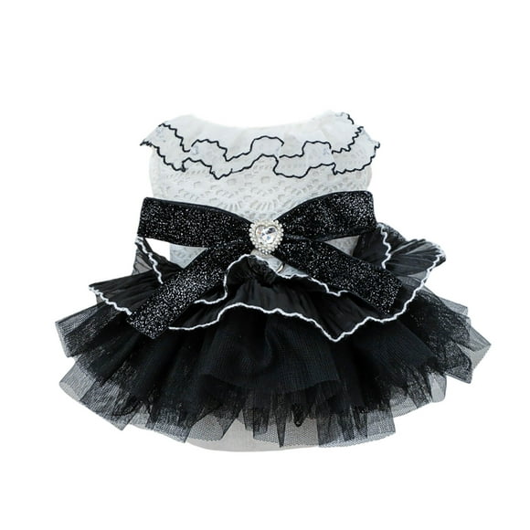 Robe Tutu Blingbling pour Animaux avec Dentelle Élégante pour Petites Fêtes et Occasions Festives