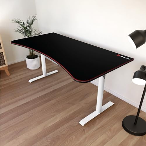 Arozzi Arena Metal Gaming Desk, Black - Walmart.com