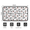 thumbnail image 5 of White Cow Black Spot Moo Pattern Door Rugs,Washable Non Slip Door Mats Indoor,Decorative Door Mats,Entry Mat Indoor for Entrance,Bedroom,Kitchen,Bathroom,30"x17", 5 of 6