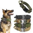 thumbnail image 5 of Dog Collar Tactical Dog Collar Heavy Dog Collar Strap Magic Name Tape K9 Military Dog Collar Durable, 5 of 5