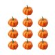 thumbnail image 1 of 10 piezas de calabazas artificiales Mini calabazas falsas simulación de calabazas de otoño para la decoración de la fiesta de la casa de Halloween, 1 of 6