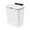 White, variant on PPgejGEK Wall-mounted Trash Can Household Plastic Kitchen with Lid Large Hanging Bin 20.5x15.5x28cm/8.07x6.1x11.02in for Space Saving and Odor Isolation