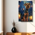 thumbnail image 4 of Airedale Terrier Dog Picture Fantastic Poster Unframe, Airedale Terrier Dog Canvas Frame Ready to Hang - Wall Decor - Gifts For Mom, 4 of 6