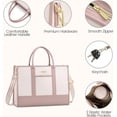 thumbnail image 2 of Lovevook Laptop Tote Bag for Women, Lightweight Pu Leather Work Tote Bag with Clutch Purse, Large Computer Bag Briefcase Fit for 15.6" Laptop, 2 of 8