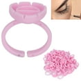 thumbnail image 4 of Quick Blossom Cup, Eyelash Glue Rings Separate Design  For To Hold Eyelash Glue For Easy Grafting Pink,Light Blue,White, 4 of 8