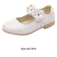 thumbnail image 5 of Sonducket Zapatos festivos para niñas, delicados y hermosos bordes suaves, correa ajustable, zapatos de flores blancas para niñas Calzado Blanco 32/19.5 cm, 5 of 6