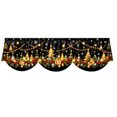 thumbnail image 2 of Christmas Window Valance with Fireplace Mantel Decor, Curtain for Door for Living Room, 1 Pack, 2 of 8