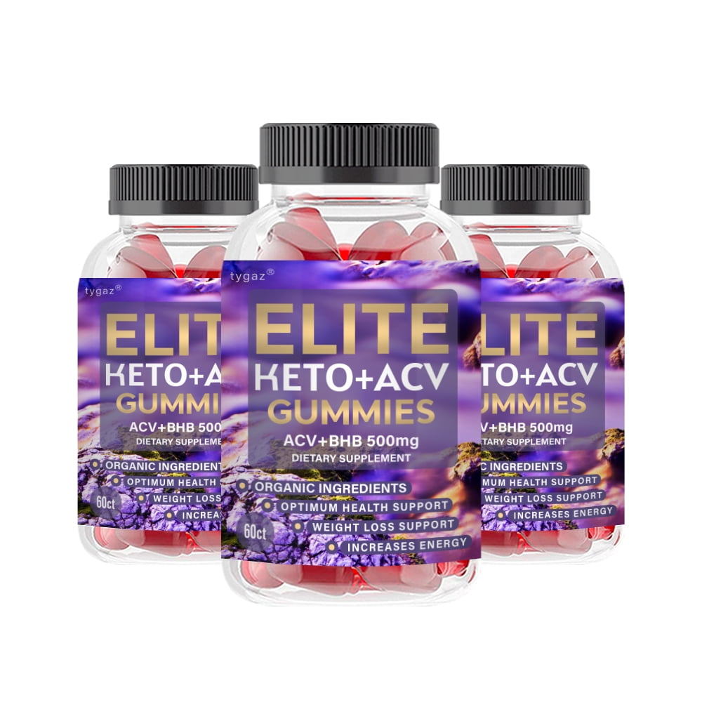 (3 Pack) Elite Keto Gummies Elite Keto+ACV Gummies