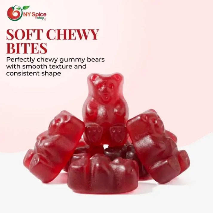 NY SPICE SHOP Wild Cherry Gummy Bears - 3 Pound - Gummy Cherry Bears - Gummies Bears Candy - Gummies Fruit Snacks - Gummi Bears Gift For All Occasions