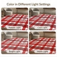 thumbnail image 7 of ODIKA 9'x12' Washable Area Rug Non-Slip, Chair-Friendly Checkered Tartan Gingham Grid Striped Christma Plaid Checked Bold Playful for Dining Room, Basement, Large Office, 7 of 7
