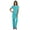 Heather(Teal Blue), variant on Bimba 2pc Pajama Set For Women 100% Cotton Nightwear Set Plain Sleepwear
