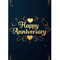 thumbnail image 5 of LUUFILx Happy Anniversary Day Banner Backdrop Decoration Celebration Party Supplies Balloon Gift Cupcake Display Event Background Decor Scene, 5 of 9